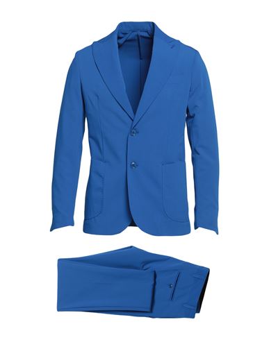 Alessandro Di Lorenzo Man Suit Bright Blue Size 48 Polyester, Viscose, Elastane