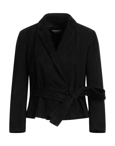 Dondup Woman Suit Jacket Black Size 6 Lambskin