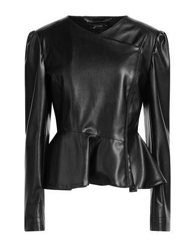 Shop Gattinoni Woman Blazer Black Size 10 Polyester, Polyurethane, Acetate, Viscose