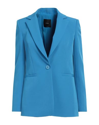 Pinko Woman Blazer Azure Size 2 Polyester, Elastane In Blue