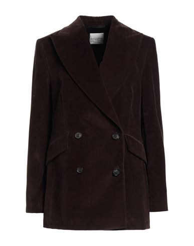 Ballantyne Woman Blazer Brown Size 4 Cotton