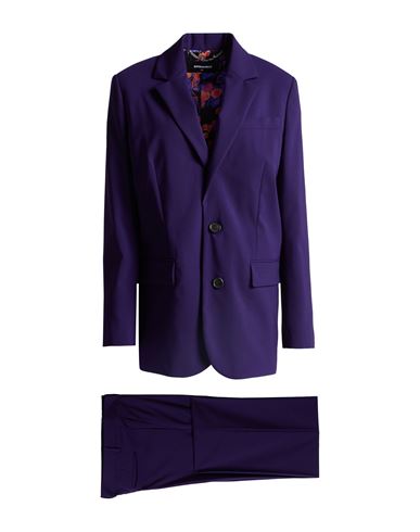 Dsquared2 Woman Suit Purple Size 6 Polyester, Virgin Wool, Elastane
