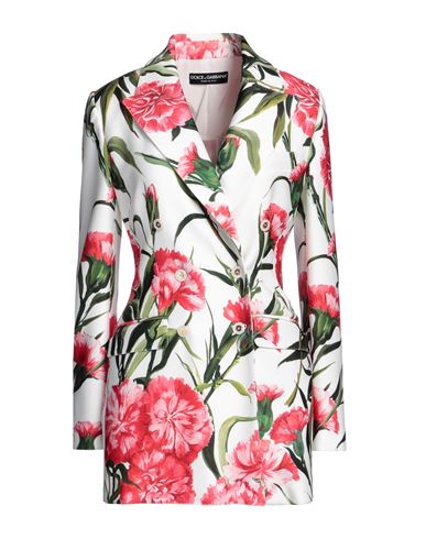 Dolce & Gabbana Woman Blazer White Size 4 Polyester, Elastane