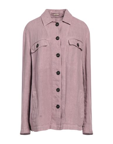Massimo Alba Woman Suit Jacket Pastel Pink Size Xl Linen