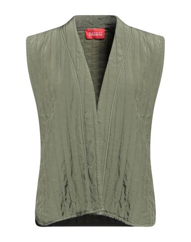 Shop Ouvert Dimanche Woman Blazer Military Green Size Onesize Rayon, Polyester