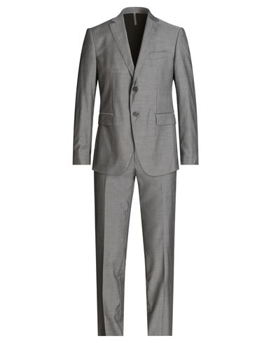 Santaniello Man Suit Grey Size 40 Wool