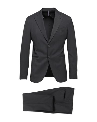 Santaniello Man Suit Black Size 40 Polyester, Wool, Elastane