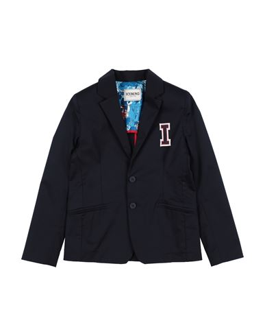 Shop Iceberg Toddler Girl Blazer Midnight Blue Size 6 Cotton, Elastane