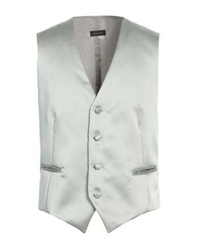 Angelo Nardelli Man Vest Light Grey Size 44 Polyester