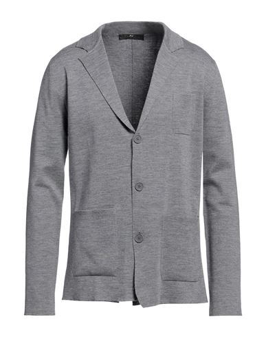 Daniele Alessandrini Man Blazer Light Grey Size 40 Acrylic, Wool