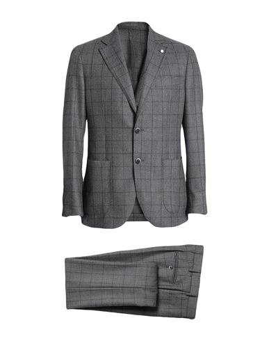 Luigi Bianchi Mantova Man Suit Grey Size 38 Wool
