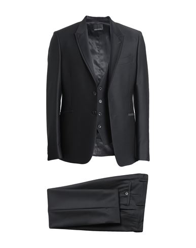 Carlo Pignatelli Man Suit Black Size 44 Viscose, Wool