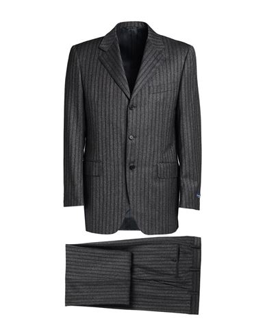 Canali Man Suit Black Size 42 Virgin Wool