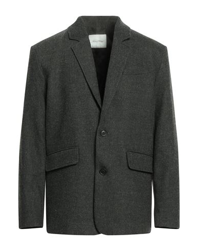 Shop American Vintage Man Blazer Steel Grey Size 38 Polyester, Wool, Viscose, Elastane