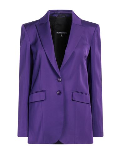 Patrizia Pepe Woman Blazer Purple Size 10 Viscose, Polyester