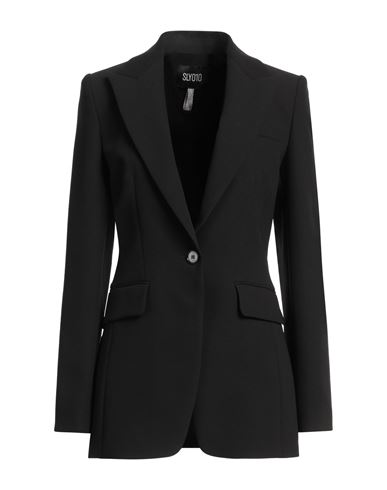 Sly010 Woman Blazer Black Size 14 Polyester