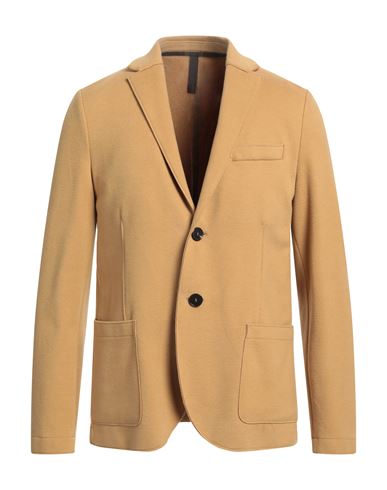 Harris Wharf London Man Blazer Mustard Size 38 Tencel, Polyamide, Cotton, Elastane In Yellow