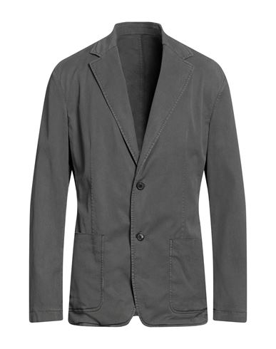 Shop Dondup Man Blazer Grey Size 46 Lyocell, Cotton, Elastane