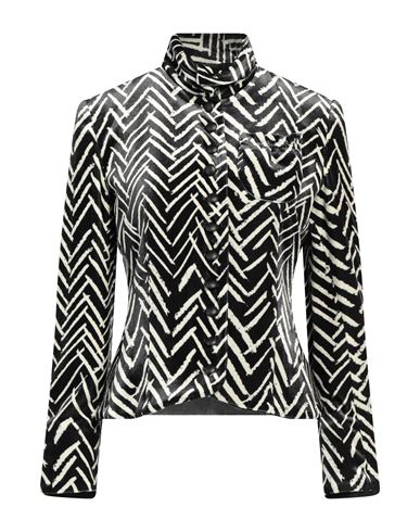 Emporio Armani Woman Blazer Steel Grey Size 10 Viscose, Silk, Polyester