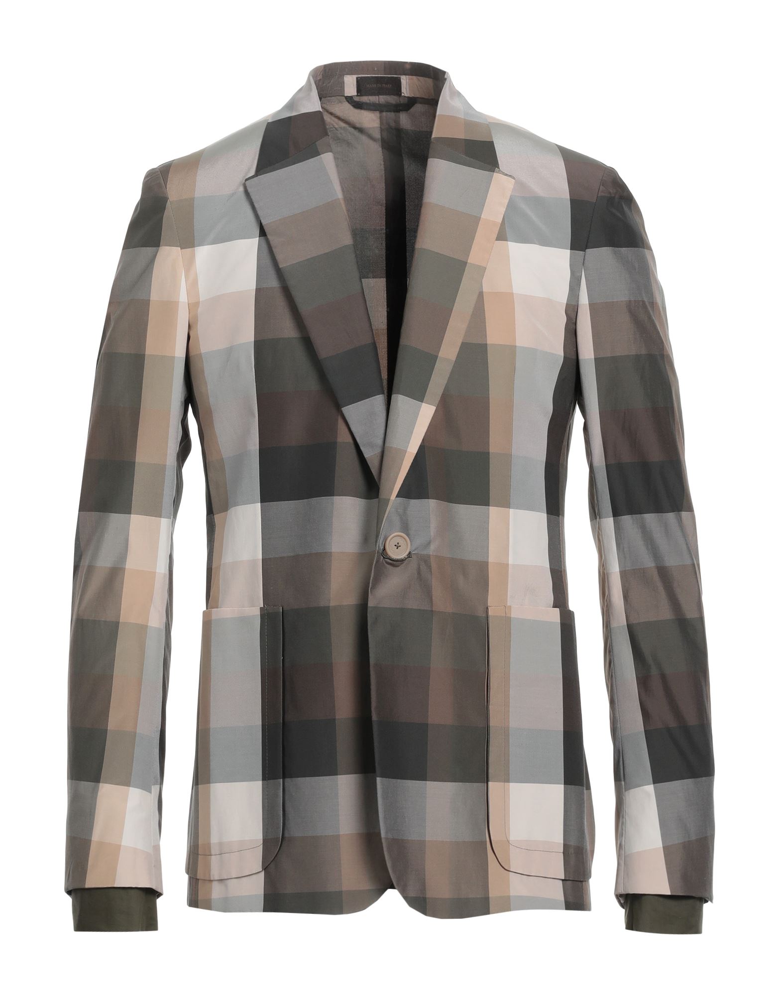 《セール開催中》ZEGNA メンズ ブレザー ミリタリーグリーン 54 コットン 52% / シルク 48%