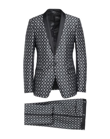 Dolce & Gabbana Man Suit Black Size 36 Polyester, Silk