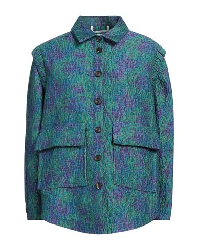 T Coat T_coat Woman Blazer Purple Size 6 Polyester, Polyamide