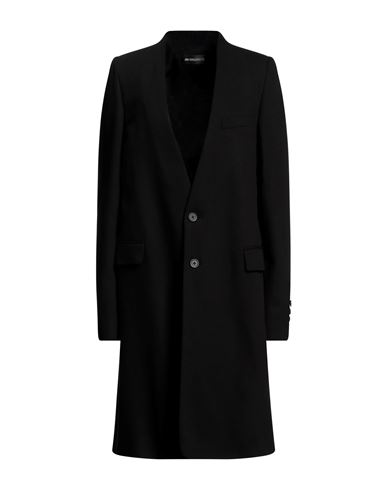 Ann Demeulemeester Woman Overcoat Black Size 14 Viscose