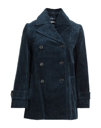 Paul & Joe Woman Coat Midnight Blue Size 2 Cotton