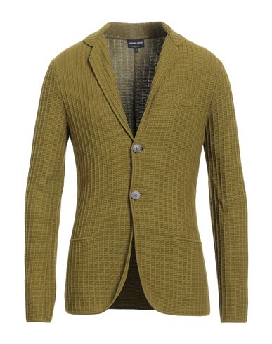 Giorgio Armani Man Blazer Sage Green Size 42 Wool, Cotton
