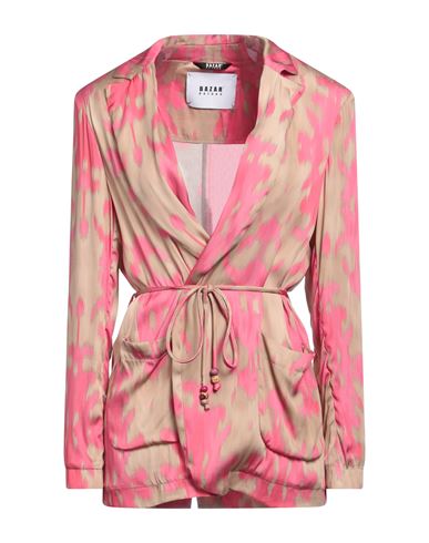 Bazar Deluxe Woman Blazer Fuchsia Size 8 Viscose, Elastane In Pink