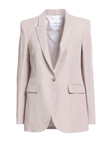 Fabiana Filippi Woman Blazer Blush Size 2 Viscose, Linen In Pink