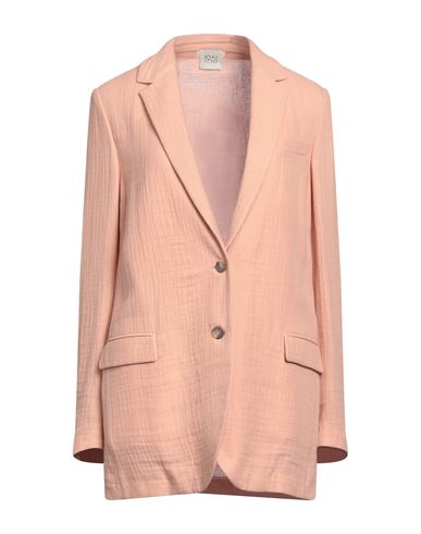 19.61 Milano Woman Suit Jacket Salmon Pink Size 8 Cotton