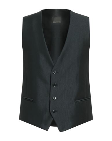 Carlo Pignatelli Man Tailored Vest Midnight Blue Size 38 Polyester, Wool