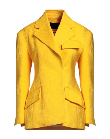 Proenza Schouler Woman Blazer Yellow Size 4 Cotton, Viscose