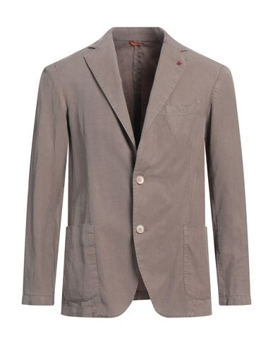 Shop At.p.co At. P.co Man Blazer Dove Grey Size 36 Tencel, Cotton, Linen