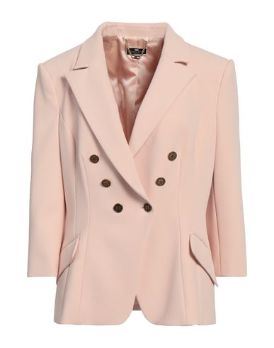 Shop Elisabetta Franchi Woman Blazer Light Pink Size 12 Polyester, Elastane