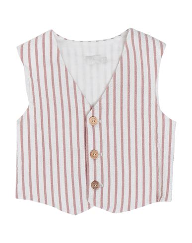 Lalalù Toddler Boy Tailored Vest Beige Size 5 Cotton, Elastane In Beige