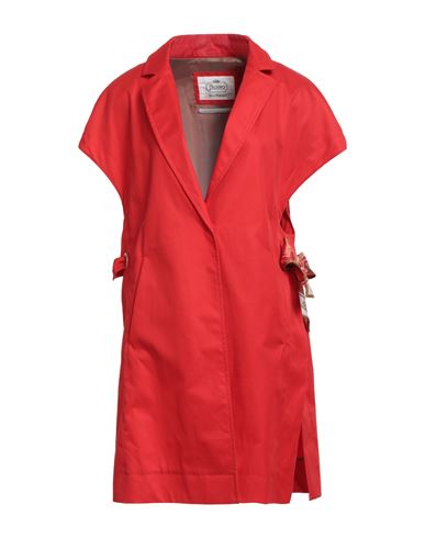 Herno Rain Collection Woman Blazer Red Size 6 Cotton In Red