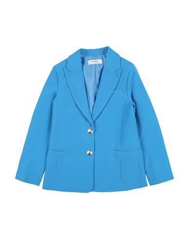 Shop Vicolo Toddler Girl Blazer Azure Size 6 Polyester, Elastane In Blue