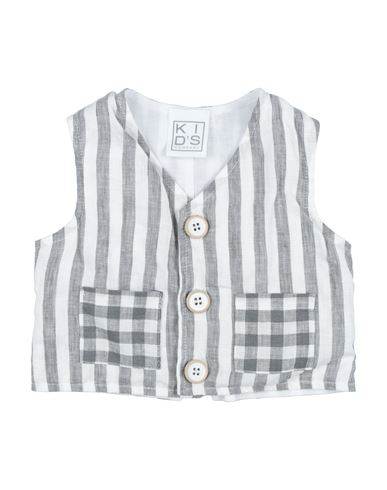 Kid's Company Newborn Boy Tailored Vest Grey Size 3 Linen In Grey