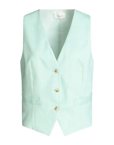 Vicolo Woman Vest Light Green Size M Polyester In Green