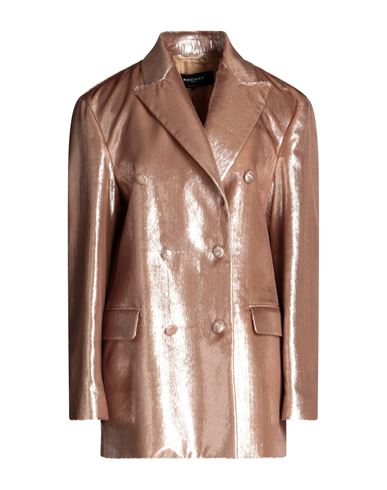 Rochas Woman Blazer Light Brown Size 4 Polyester In Beige