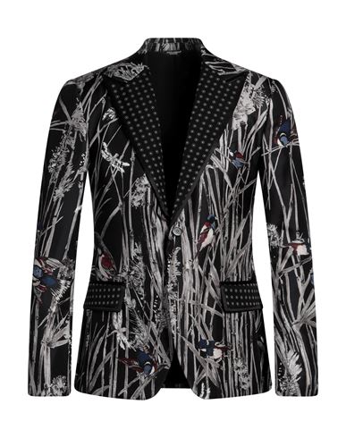 Dolce & Gabbana Man Blazer Black Size 36 Silk, Cotton, Polyester