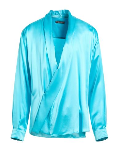 Dolce&Gabbana Camisa Hombre Azul 40,41,43,45 Hombre