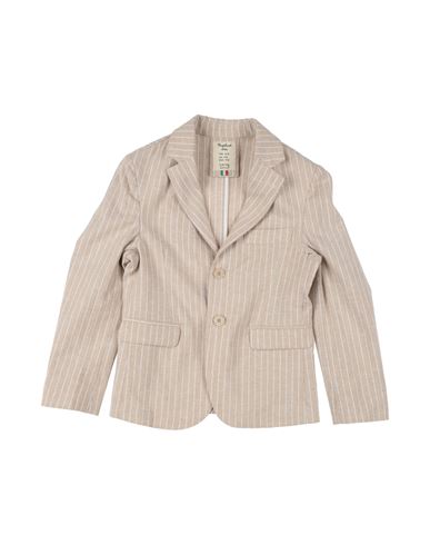Nupkeet Babies'  Toddler Boy Blazer Sand Size 6 Cotton In Brown