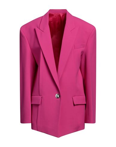 Attico The  Woman Blazer Fuchsia Size 2 Polyester, Viscose, Elastane In Pink