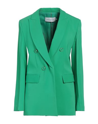 Simona Corsellini Woman Blazer Green Size 4 Viscose, Elastane
