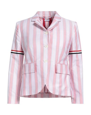 Thom Browne Woman Blazer Pink Size 6 Cotton