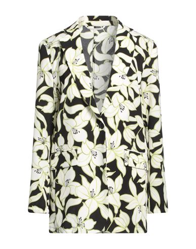 Max Mara Studio Woman Blazer Black Size 10 Polyester, Elastane