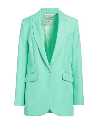 Nenette Woman Blazer Light Green Size 10 Polyester, Acetate